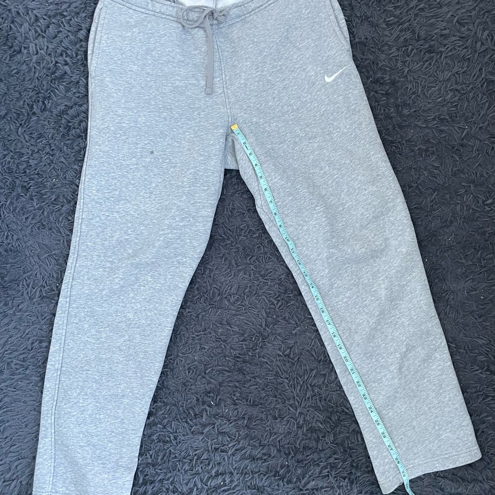 Men Size Large Nike fleece hoodie sweatpants sweatsuit set grey - Picture 2 of 8